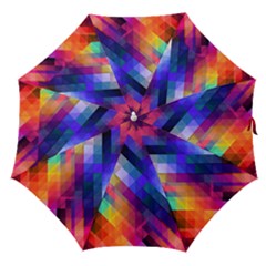 Abstract Background Colorful Pattern Straight Umbrellas by HermanTelo