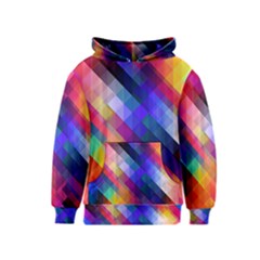 Abstract Background Colorful Pattern Kids  Pullover Hoodie