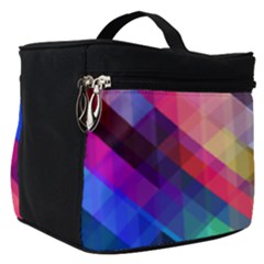Abstract Background Colorful Pattern Make Up Travel Bag (small)