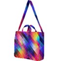 Abstract Background Colorful Pattern Square Shoulder Tote Bag View1