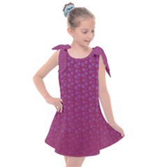 Background Polka Pattern Pink Kids  Tie Up Tunic Dress by HermanTelo