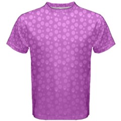 Background Polka Pink Men s Cotton Tee