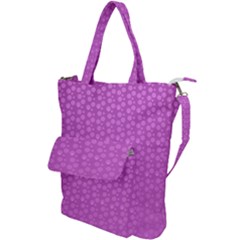 Background Polka Pink Shoulder Tote Bag