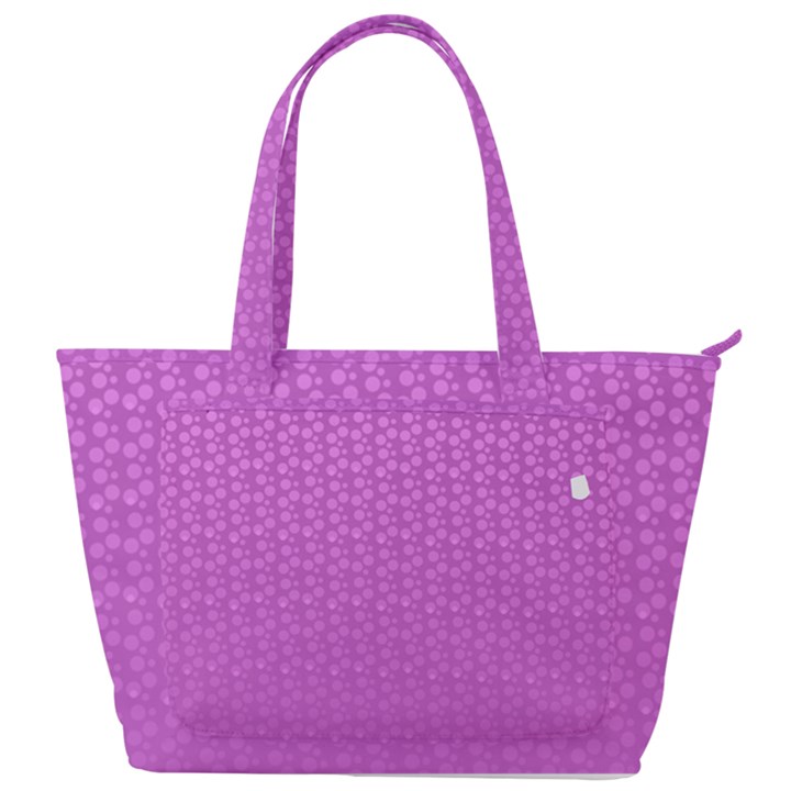 Background Polka Pink Back Pocket Shoulder Bag 