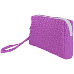 Background Polka Pink Wristlet Pouch Bag (small) by HermanTelo