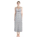 Background Polka Grey Button Up Chiffon Maxi Dress View1