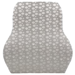 Background Polka Grey Car Seat Back Cushion  by HermanTelo