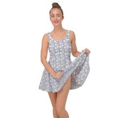 Background Polka Grey Inside Out Casual Dress