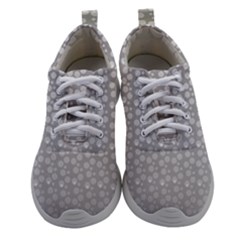 Background Polka Grey Women Athletic Shoes by HermanTelo