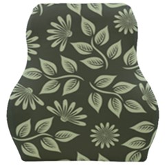 Flowers Pattern Spring Nature Car Seat Velour Cushion  by HermanTelo