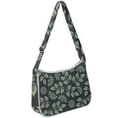 Flowers Pattern Spring Nature Zip Up Shoulder Bag by HermanTelo