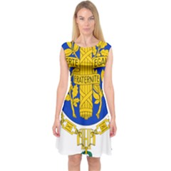 Coat O Arms Of The French Republic Capsleeve Midi Dress by abbeyz71