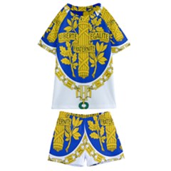 Coat Of Arms Of The French Republic Kids  Swim Tee And Shorts Set by abbeyz71