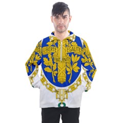 Coat Of Arms Of The French Republic Men s Half Zip Pullover by abbeyz71