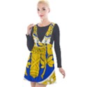 Coat Of Arms Of The French Republic Plunge Pinafore Velour Dress View1