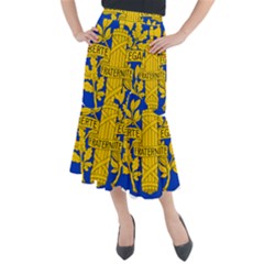 Arms Of The French Republic Midi Mermaid Skirt by abbeyz71