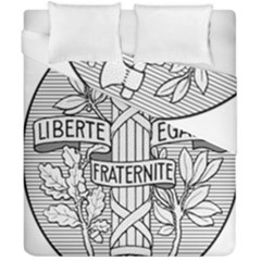 Arms Of The French Republic  Duvet Cover Double Side (california King Size) by abbeyz71