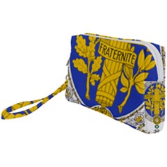 Coat Of Arms Of The French Republic, 1905-1953 Wristlet Pouch Bag (small) by abbeyz71