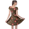 Cute Forest Fox Brown Cap Sleeve Dress View2