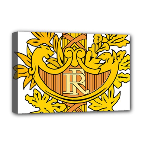 French Republic Diplomatic Emblem Deluxe Canvas 18  X 12  (stretched) by abbeyz71