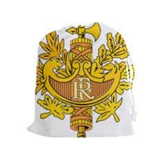 French Republic Diplomatic Emblem Drawstring Pouch (xl) by abbeyz71