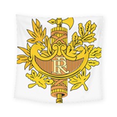 French Republic Diplomatic Emblem Square Tapestry (small) by abbeyz71
