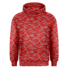 Background Abstraction Red Gray Men s Overhead Hoodie