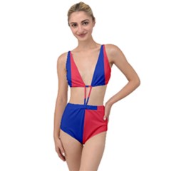 Flag Of Paris Tied Up Two Piece Swimsuit by abbeyz71