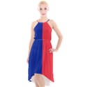 Flag of Paris High-Low Halter Chiffon Dress  View1