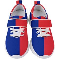 Flag Of Paris Kids  Velcro Strap Shoes