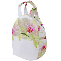 Phalenopsis Orchid White Lilac Watercolor Aquarel Travel Backpacks