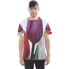 Tulips Spring Bouquet Men s Sports Mesh Tee