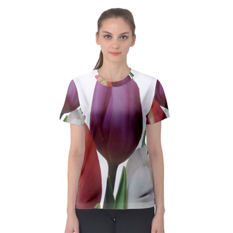 Tulips Spring Bouquet Women s Sport Mesh Tee by picsaspassion