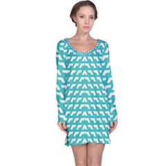 Background Pattern Colored Long Sleeve Nightdress by Alisyart