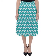 Background Pattern Colored Classic Midi Skirt by Alisyart