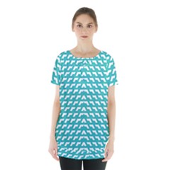 Background Pattern Colored Skirt Hem Sports Top by Alisyart