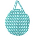 Background Pattern Colored Giant Round Zipper Tote View1