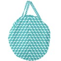 Background Pattern Colored Giant Round Zipper Tote View2