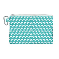 Background Pattern Colored Canvas Cosmetic Bag (large)