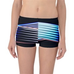 Motion Line Illustrations Reversible Boyleg Bikini Bottoms