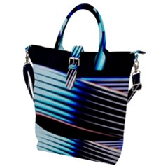 Motion Line Illustrations Buckle Top Tote Bag by HermanTelo