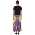 Night Moon Flora Background Flared Maxi Skirt View2