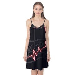 Music Wallpaper Heartbeat Melody Camis Nightgown