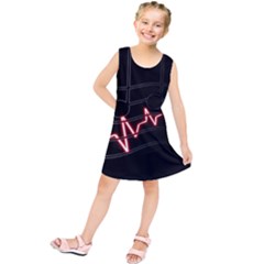 Music Wallpaper Heartbeat Melody Kids  Tunic Dress