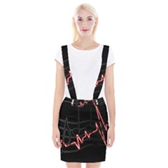 Music Wallpaper Heartbeat Melody Braces Suspender Skirt