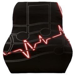 Music Wallpaper Heartbeat Melody Car Seat Back Cushion 