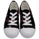 Music Wallpaper Heartbeat Melody Kids  Low Top Canvas Sneakers View1