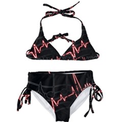 Music Wallpaper Heartbeat Melody Kids  Classic Bikini Set