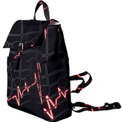 Music Wallpaper Heartbeat Melody Buckle Everyday Backpack