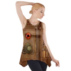 Steampunk Design Side Drop Tank Tunic by FantasyWorld7